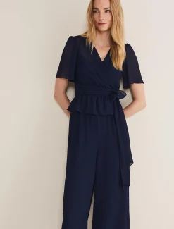 Aster Plisse Wrap Top Co-Ord