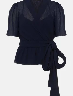 Aster Plisse Wrap Top Co-Ord