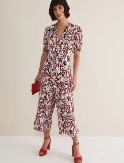 Astrid Cropped Wide Leg Jumpsuit