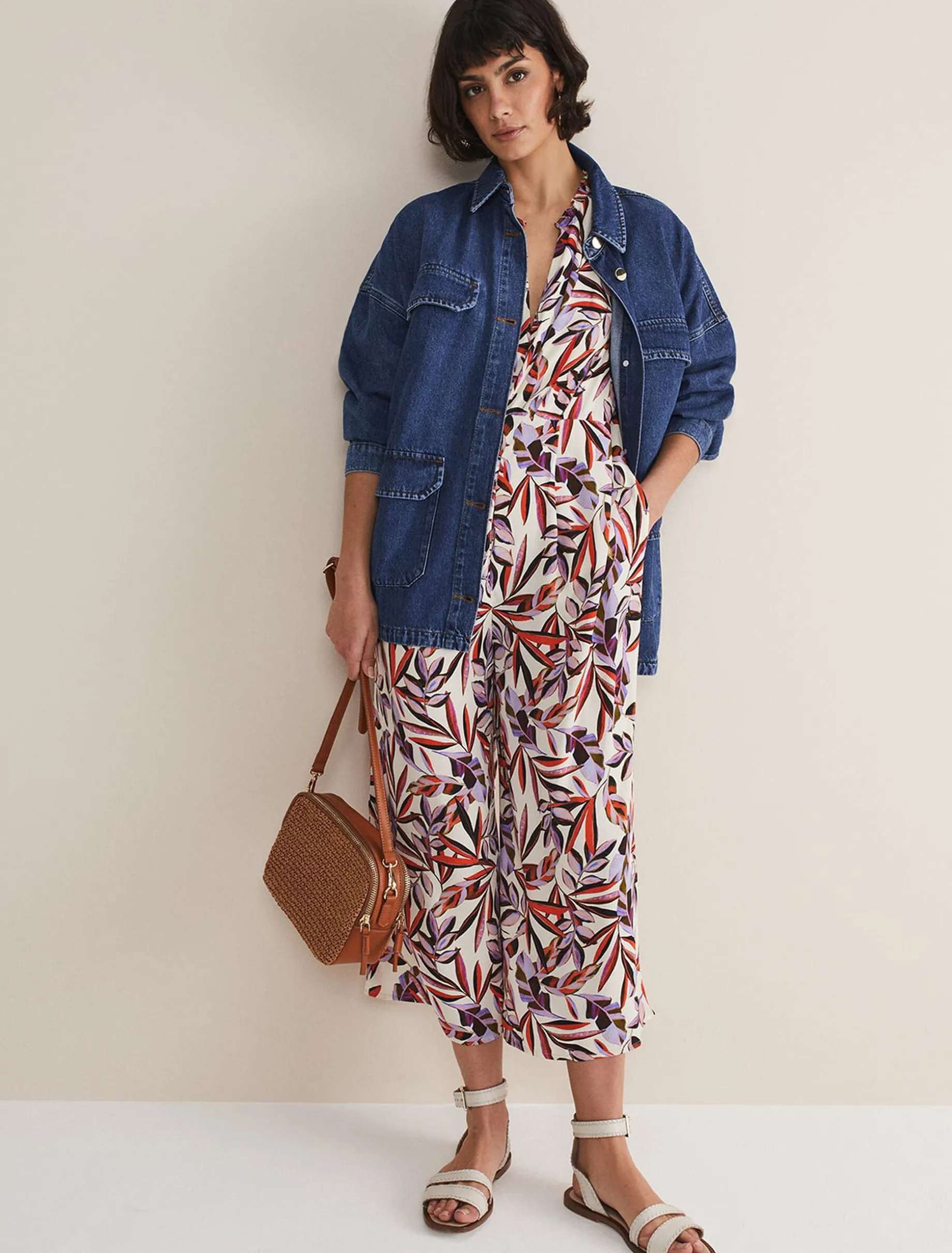 Astrid Cropped Wide Leg Jumpsuit