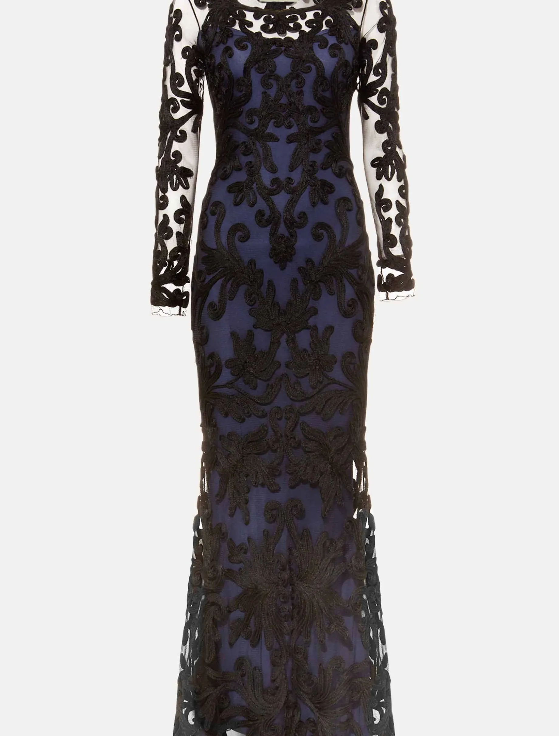 Aubree Tapework Lace Maxi Dress