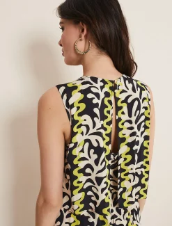 Aubrey Abstract Wide Leg Jumpsuit