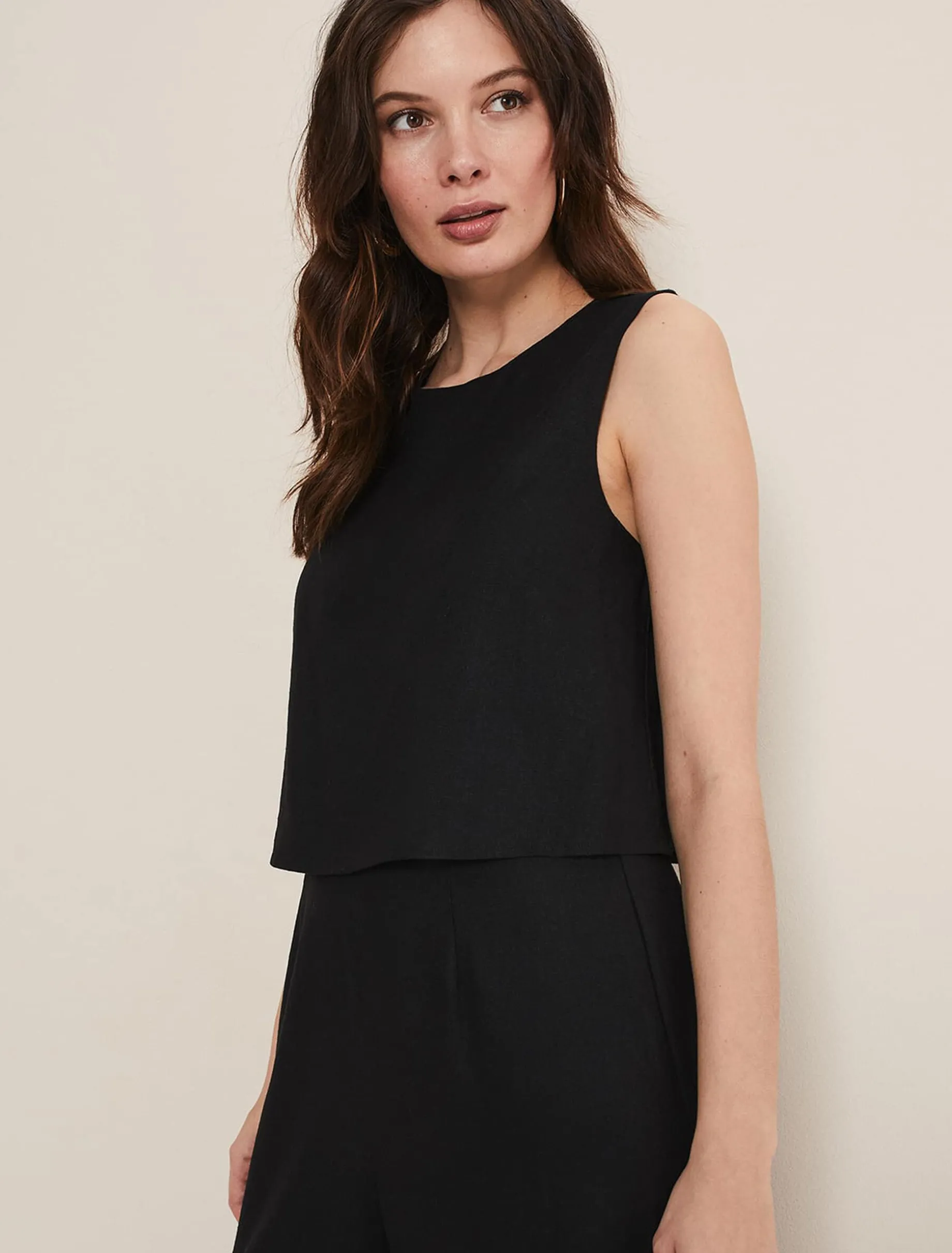 Aubrey Linen Wide Leg Jumpsuit