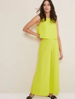 Aubrey Linen Wide Leg Jumpsuit