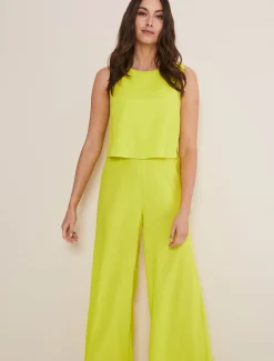 Aubrey Linen Wide Leg Jumpsuit