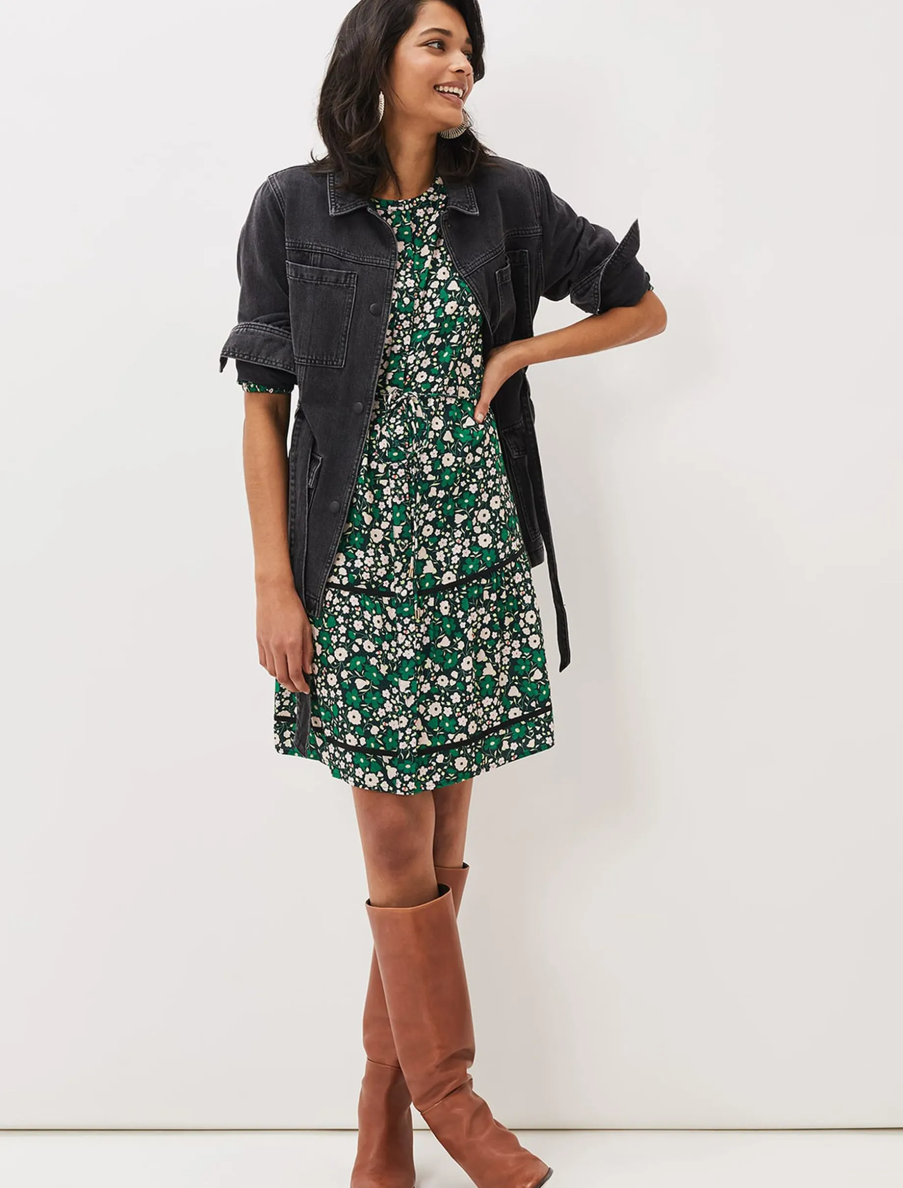 Ava Floral Mini Dress