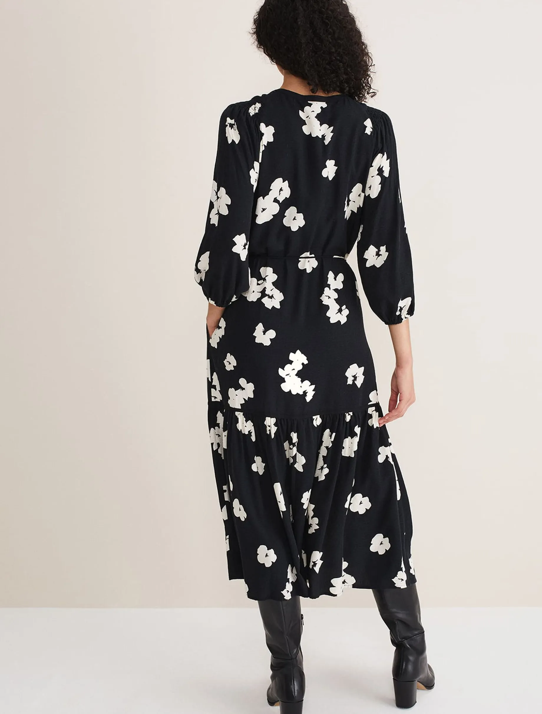 Ava Geo Print Midaxi Dress