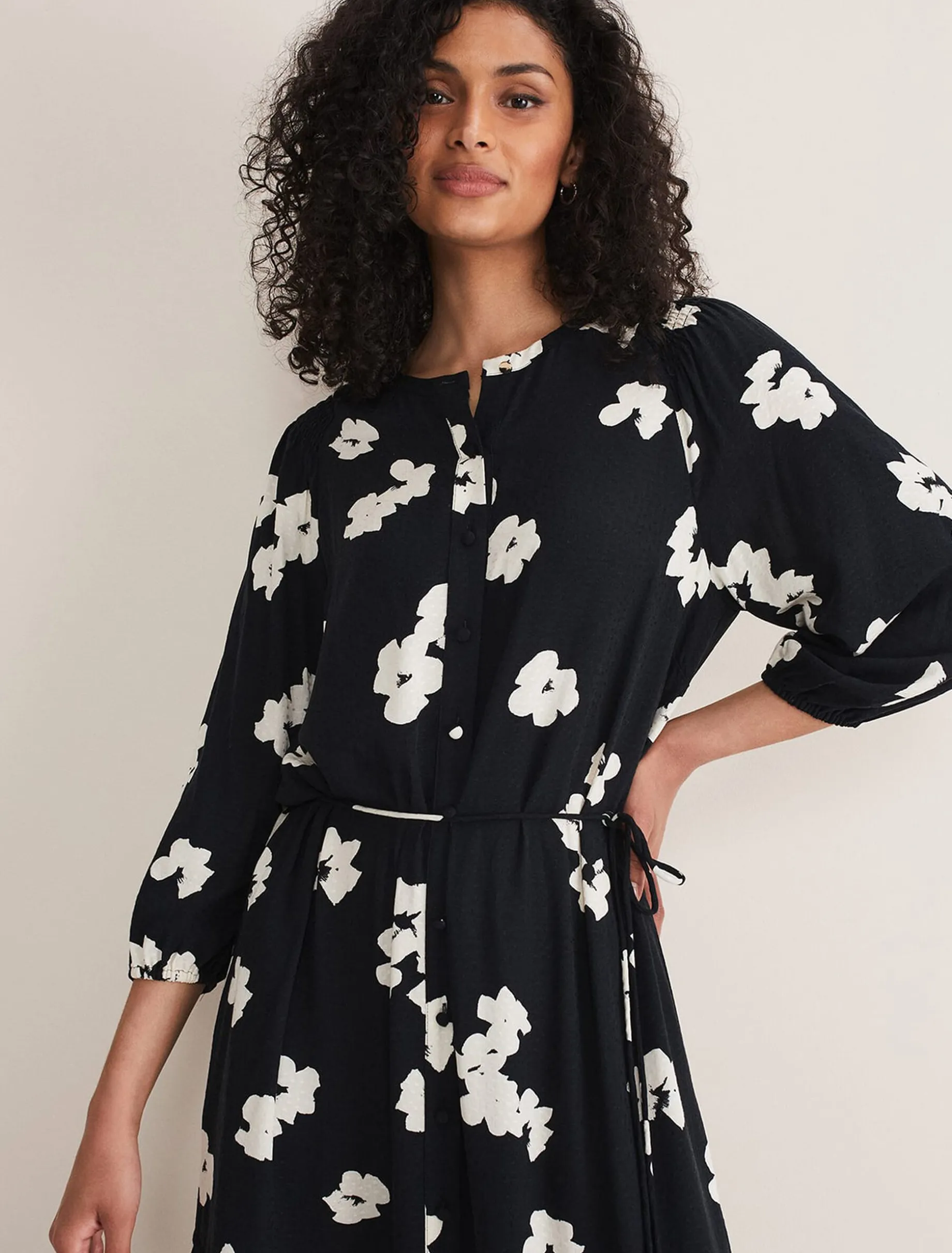 Ava Geo Print Midaxi Dress