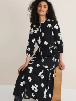 Ava Geo Print Midaxi Dress