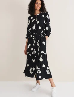 Ava Geo Print Midaxi Dress