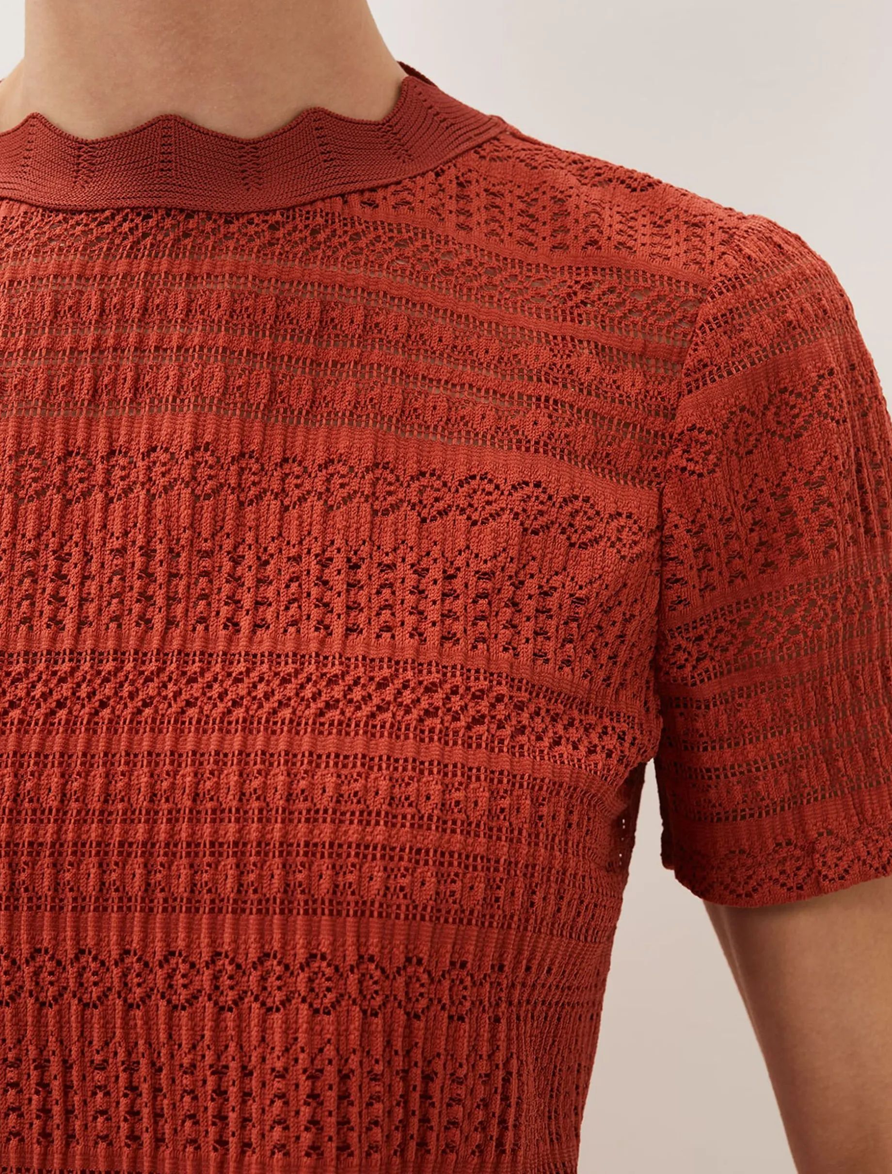 Ayah Fitted Lace Top