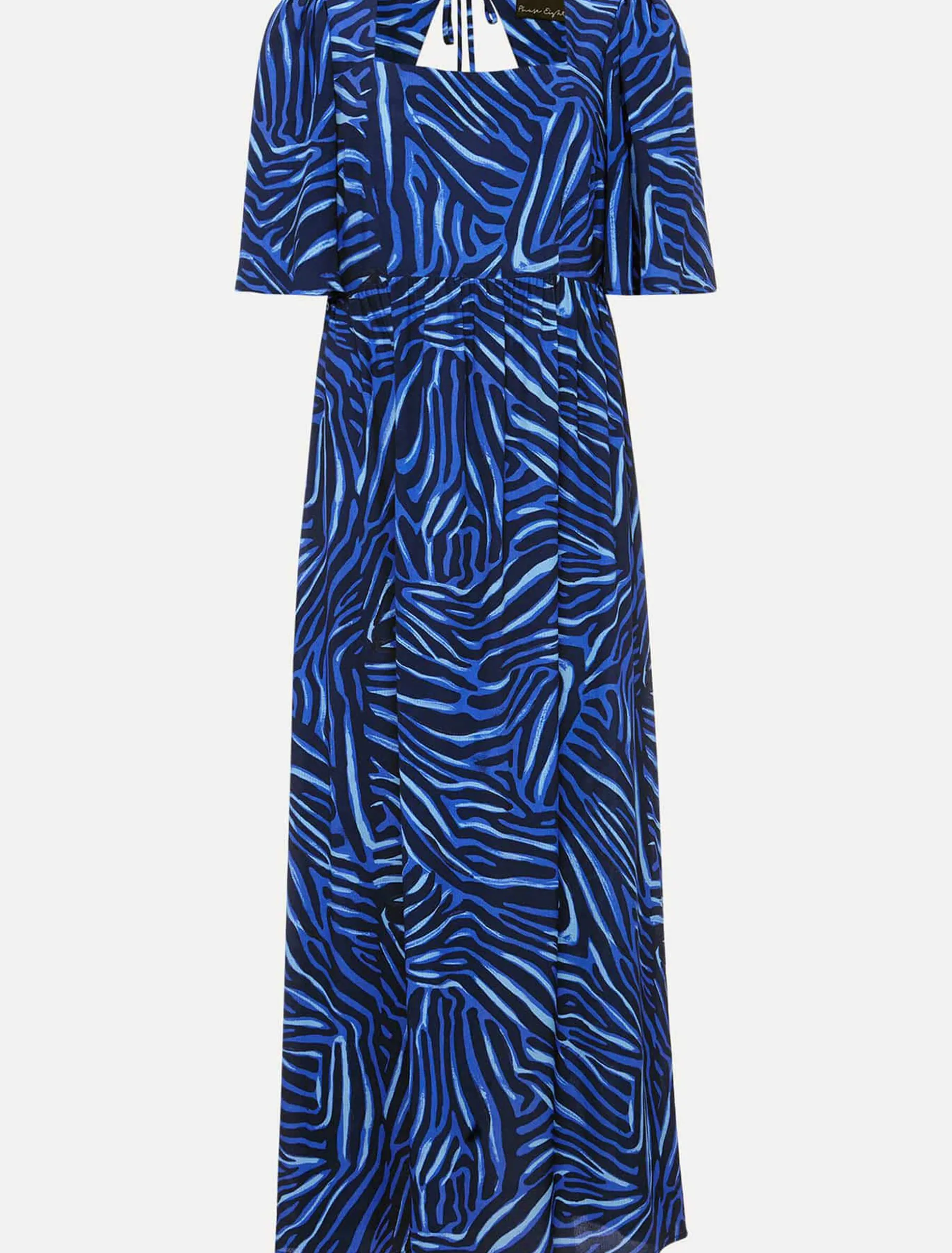 Ayesha Zebra Print Midi Dress