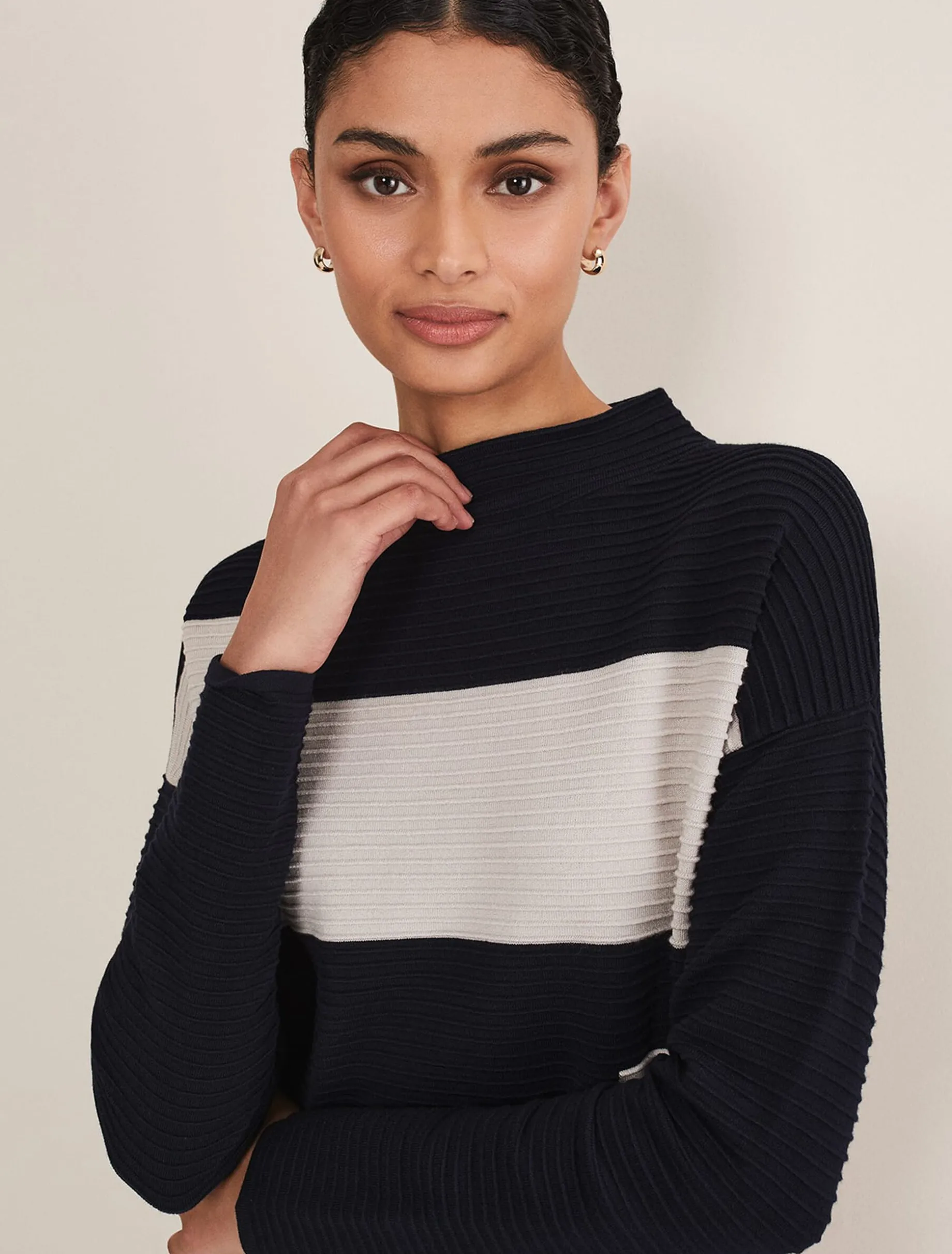 Azera Colour Block Knit Dress