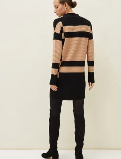 Azera Colourblock Textured Knit Dress