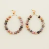 Beaded Hoop Earrings