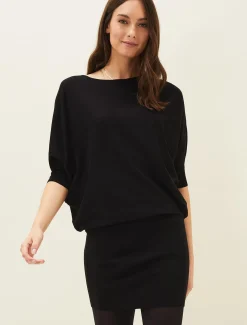 Becca Batwing Knitted Dress