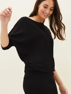Becca Batwing Knitted Dress