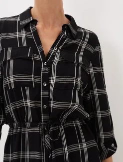Bernadette Check Midi Dress