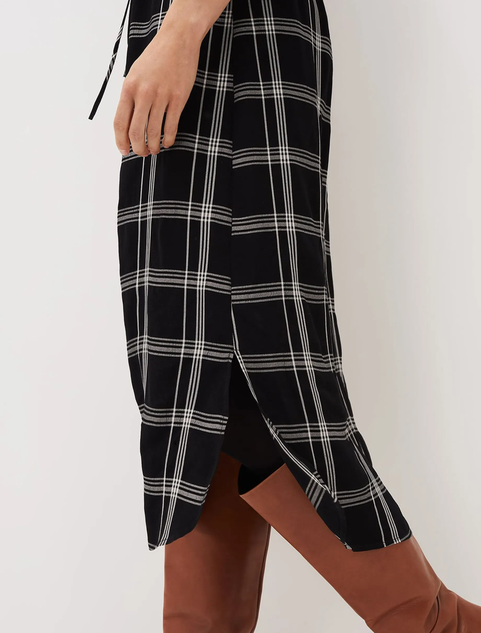 Bernadette Check Midi Dress