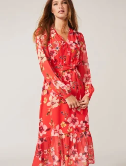 Bernadette Tiered Chiffon Dress