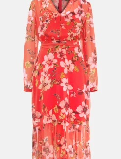 Bernadette Tiered Chiffon Dress