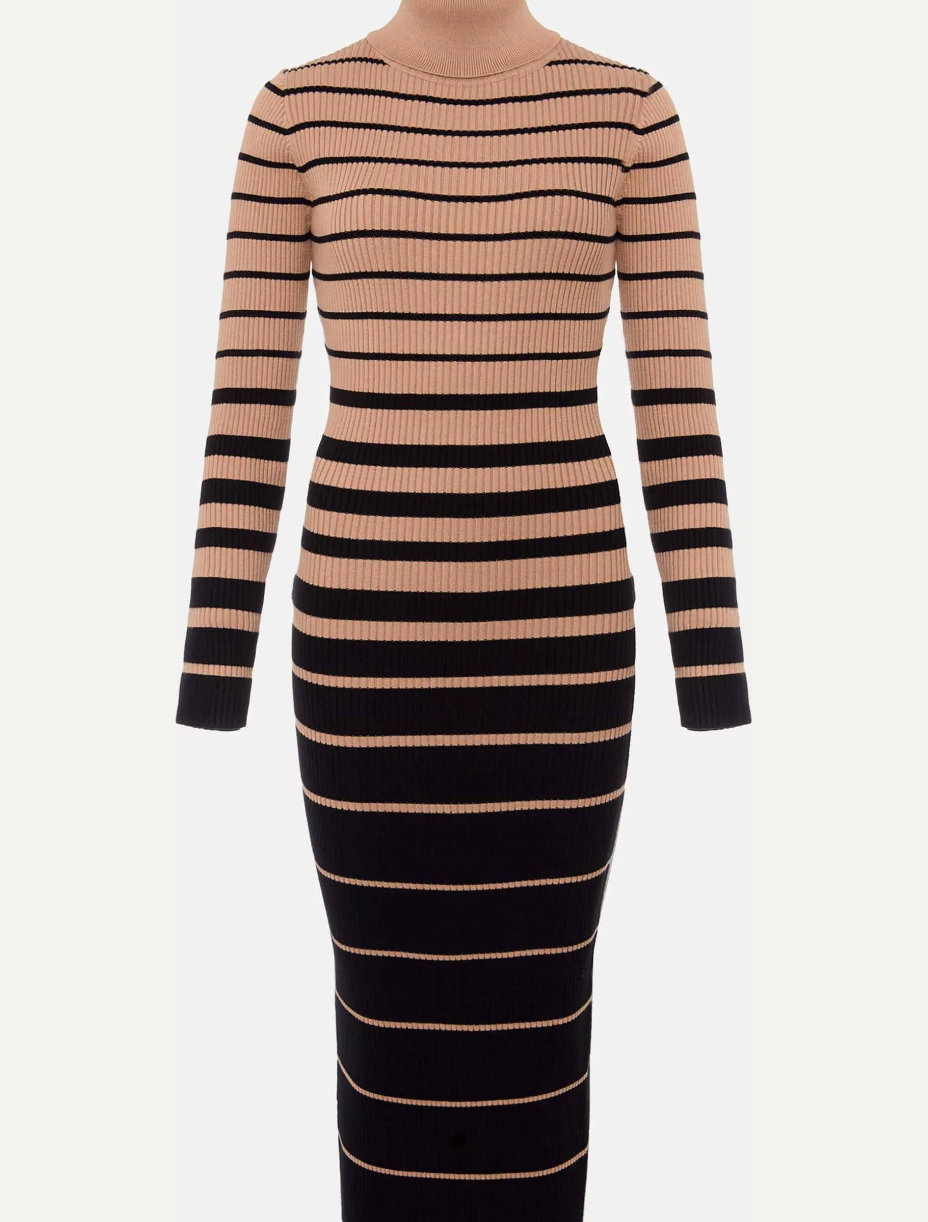 Bettie Ombre Colourblock Ribbed Dress