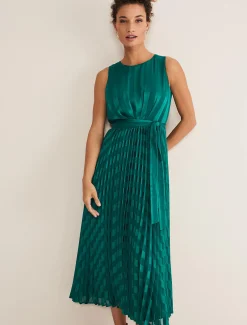 Beverley Stripe Jacquard Midaxi Dress