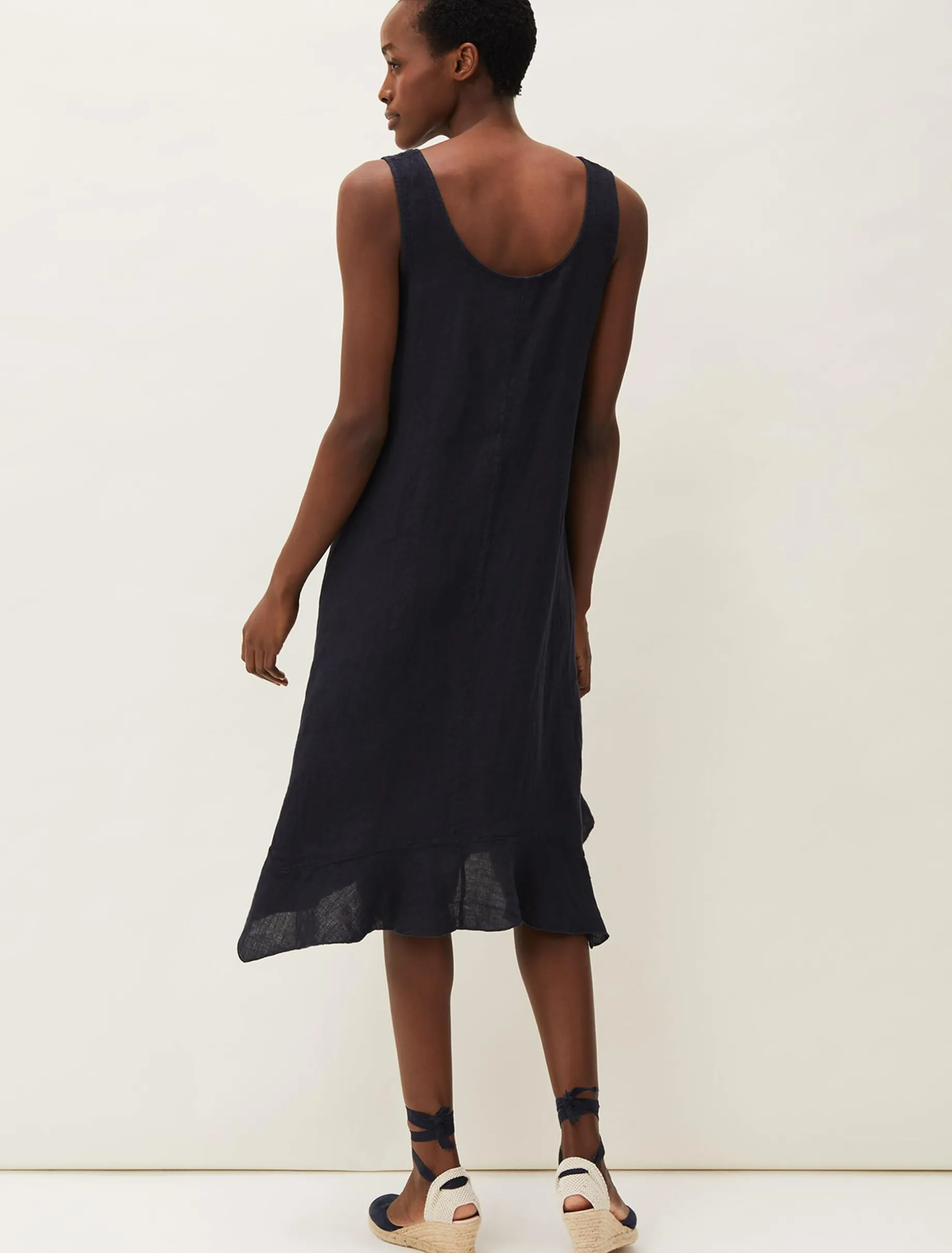 Beverly Linen Swing Dress