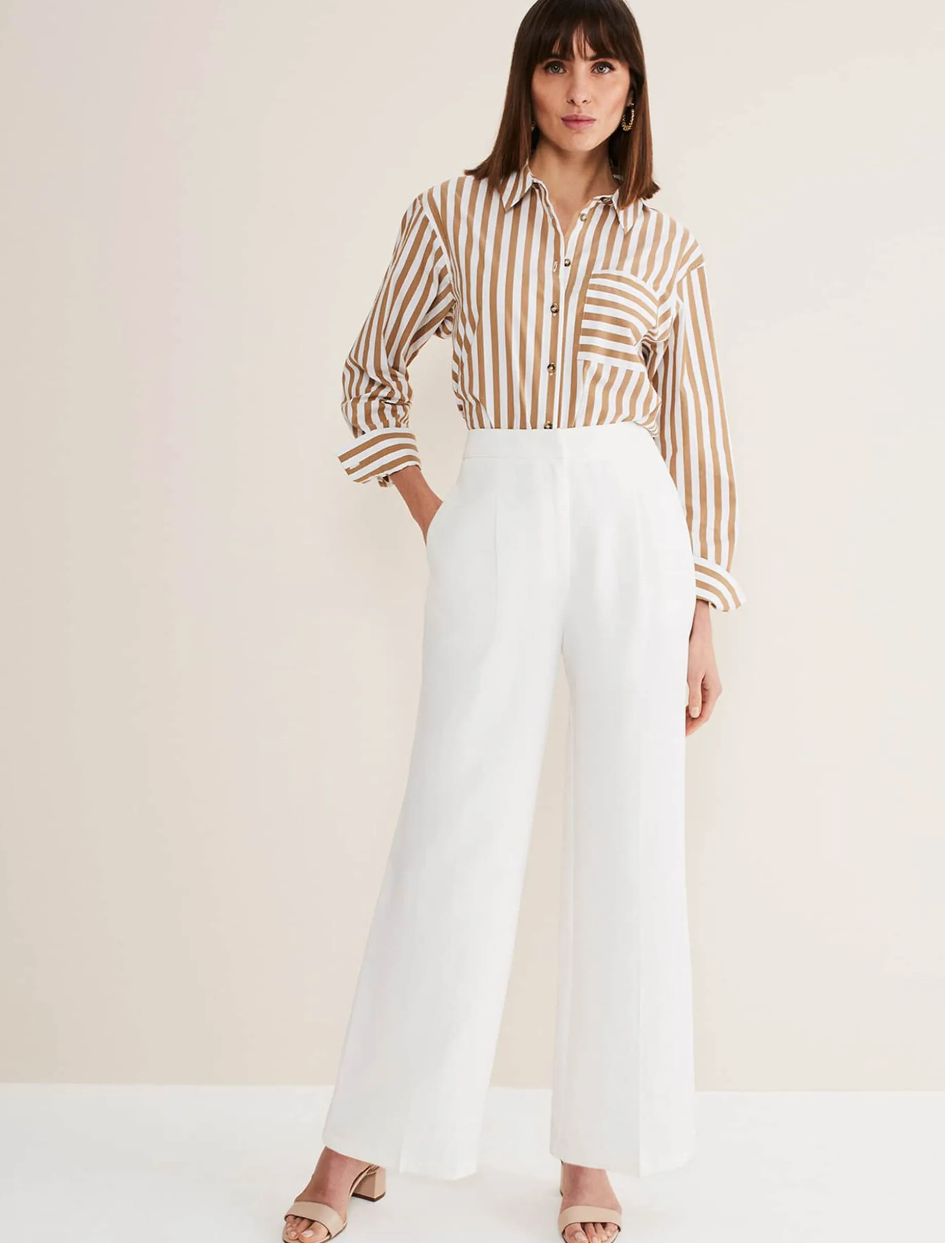 Bianca Wide Leg Suit Trousers