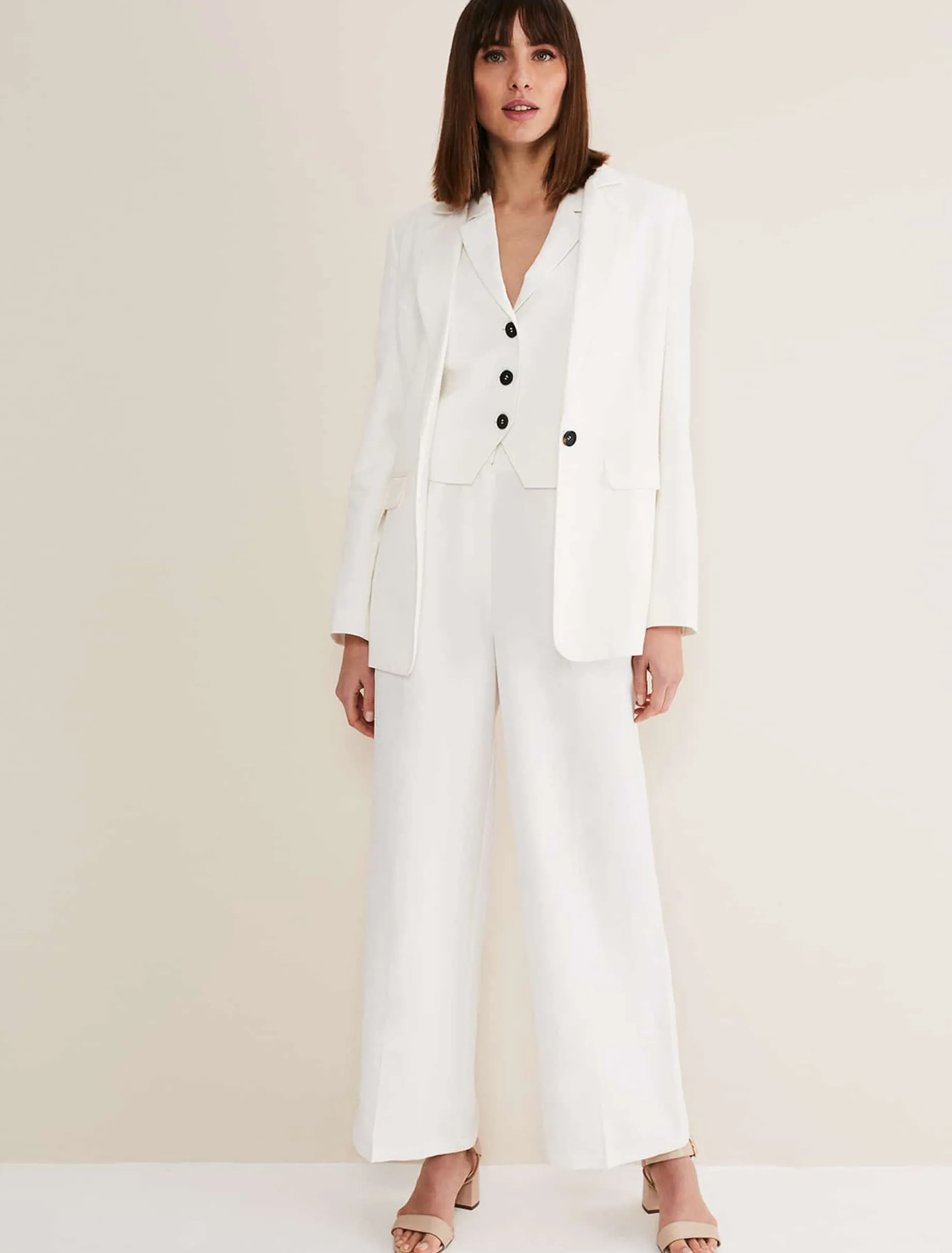 Bianca Wide Leg Suit Trousers