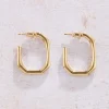 Blakeley Plated Hoop Earrings