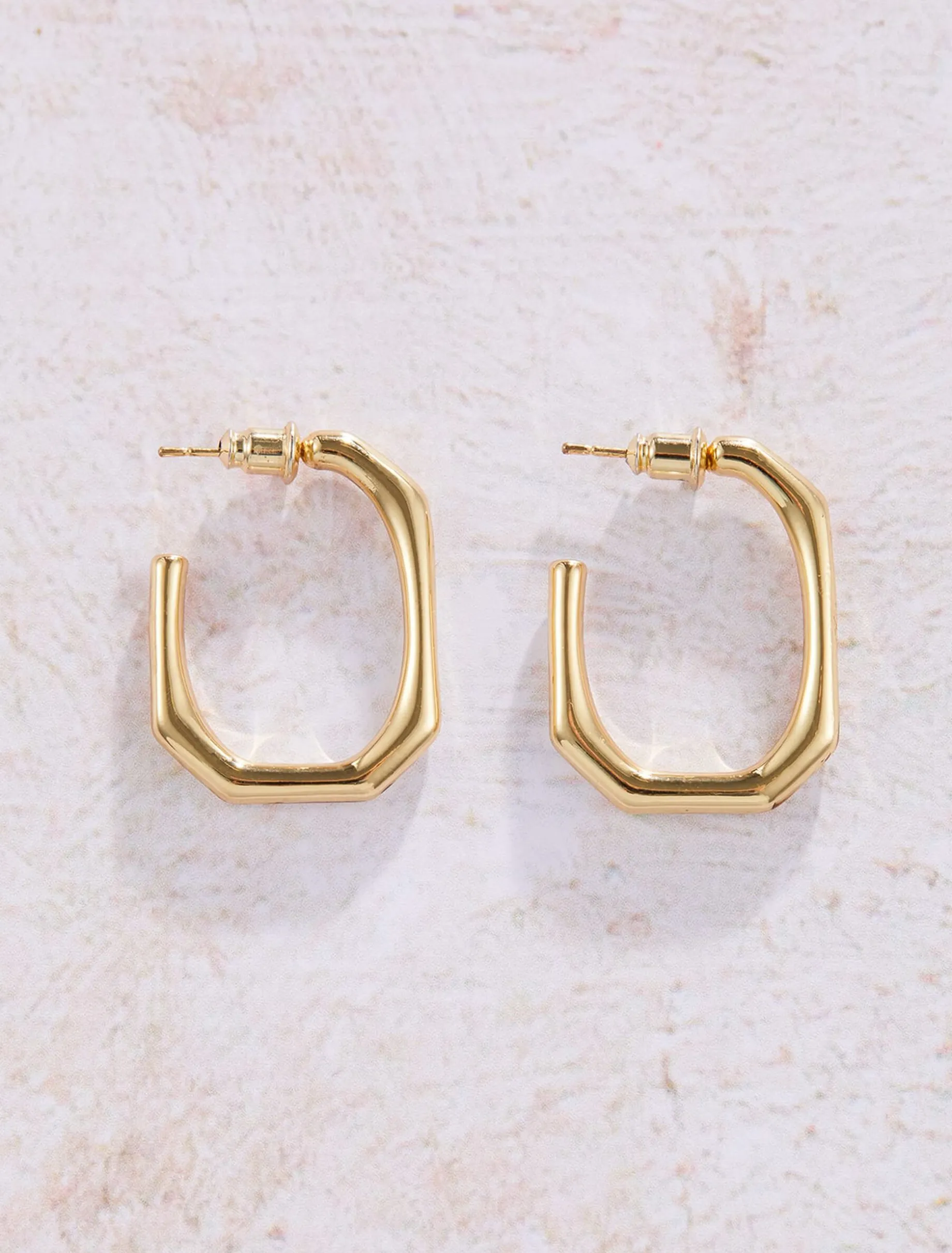 Blakeley Plated Hoop Earrings