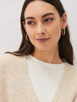 Blakeley Plated Hoop Earrings