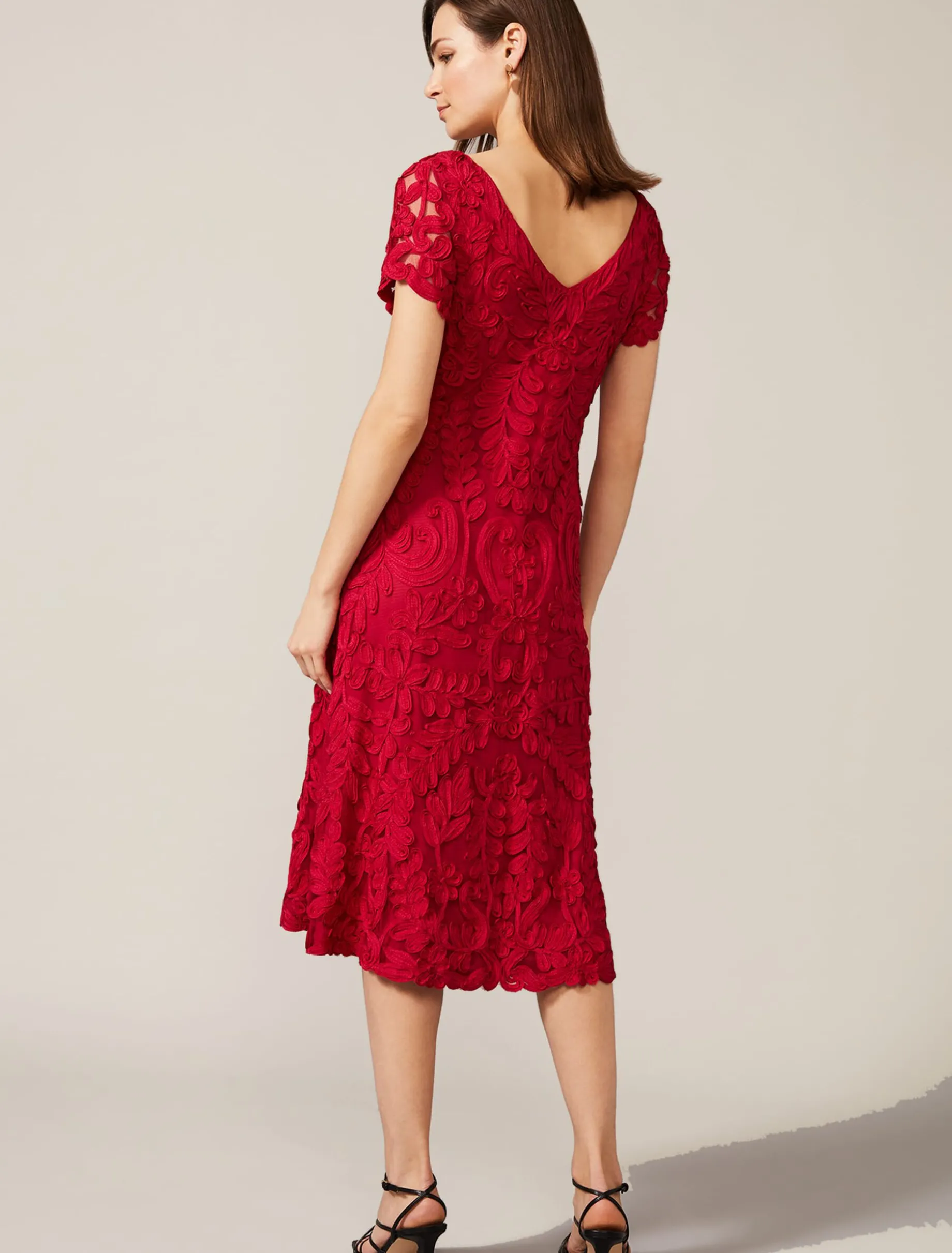 Blossom Tapework Lace Dress
