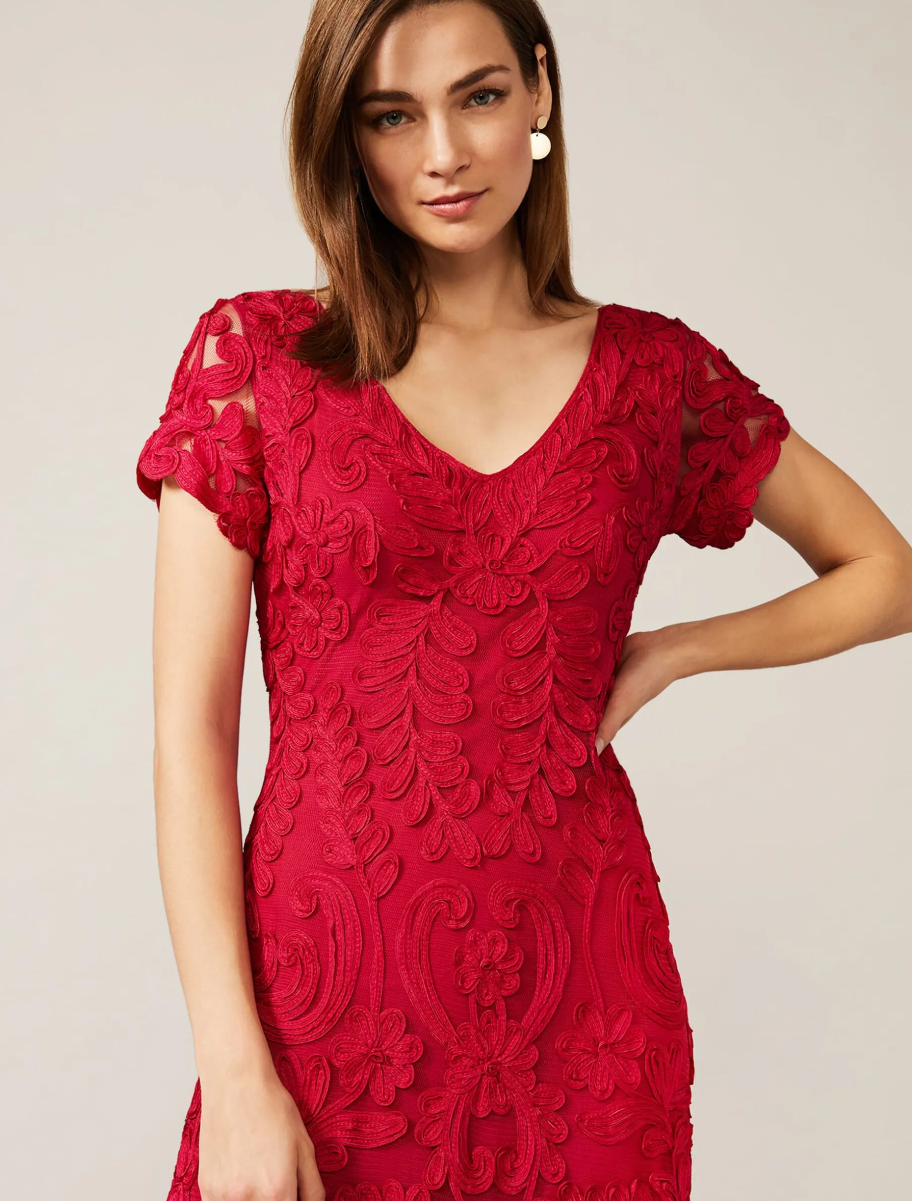 Blossom Tapework Lace Dress