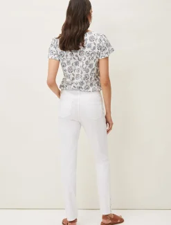Bobbie Skinny Button Hem Jean