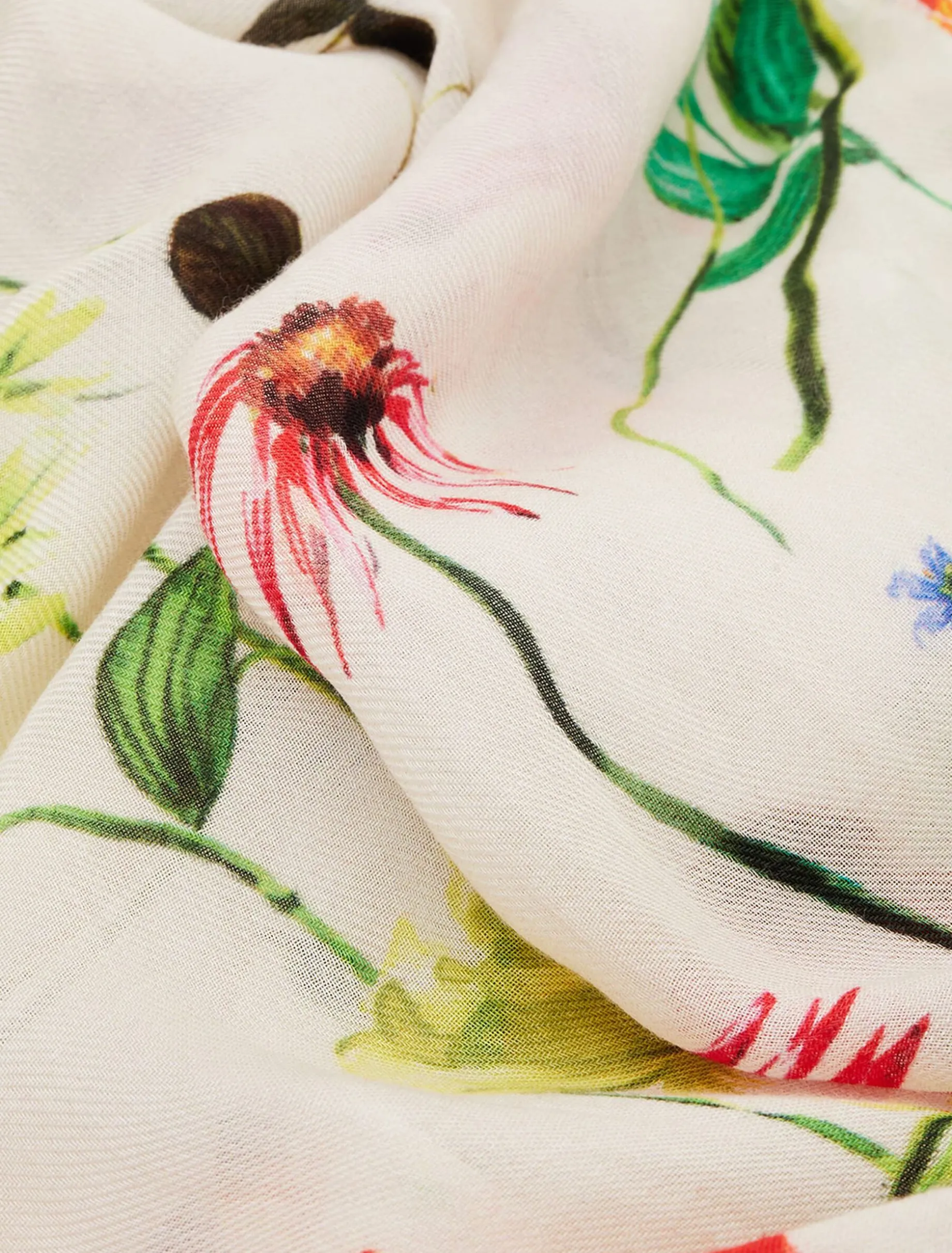 Bouquet Floral Lightweight Scarf