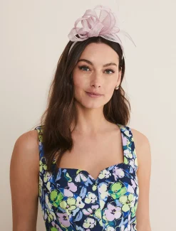 Bow And Feather Headband
