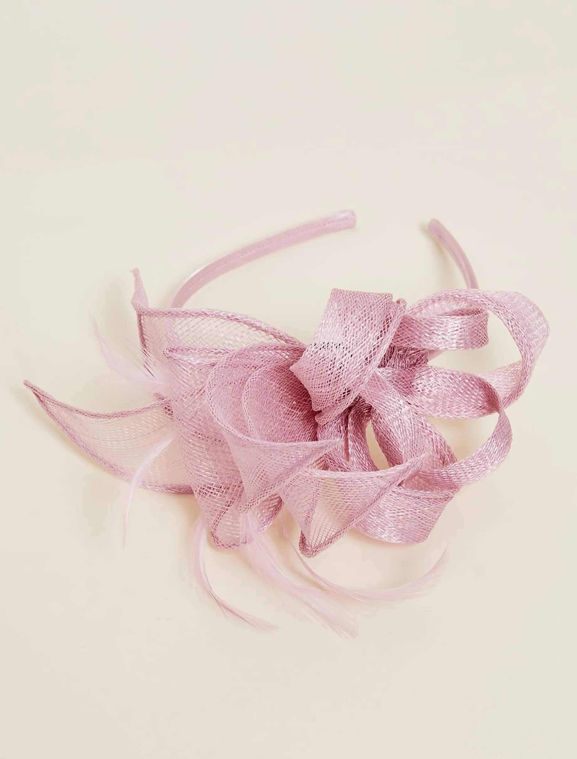 Bow And Feather Headband