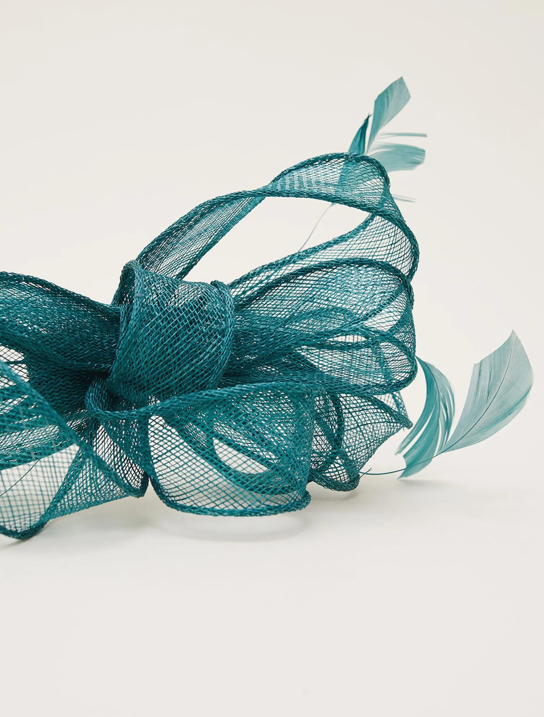 Bow And Feather Headband