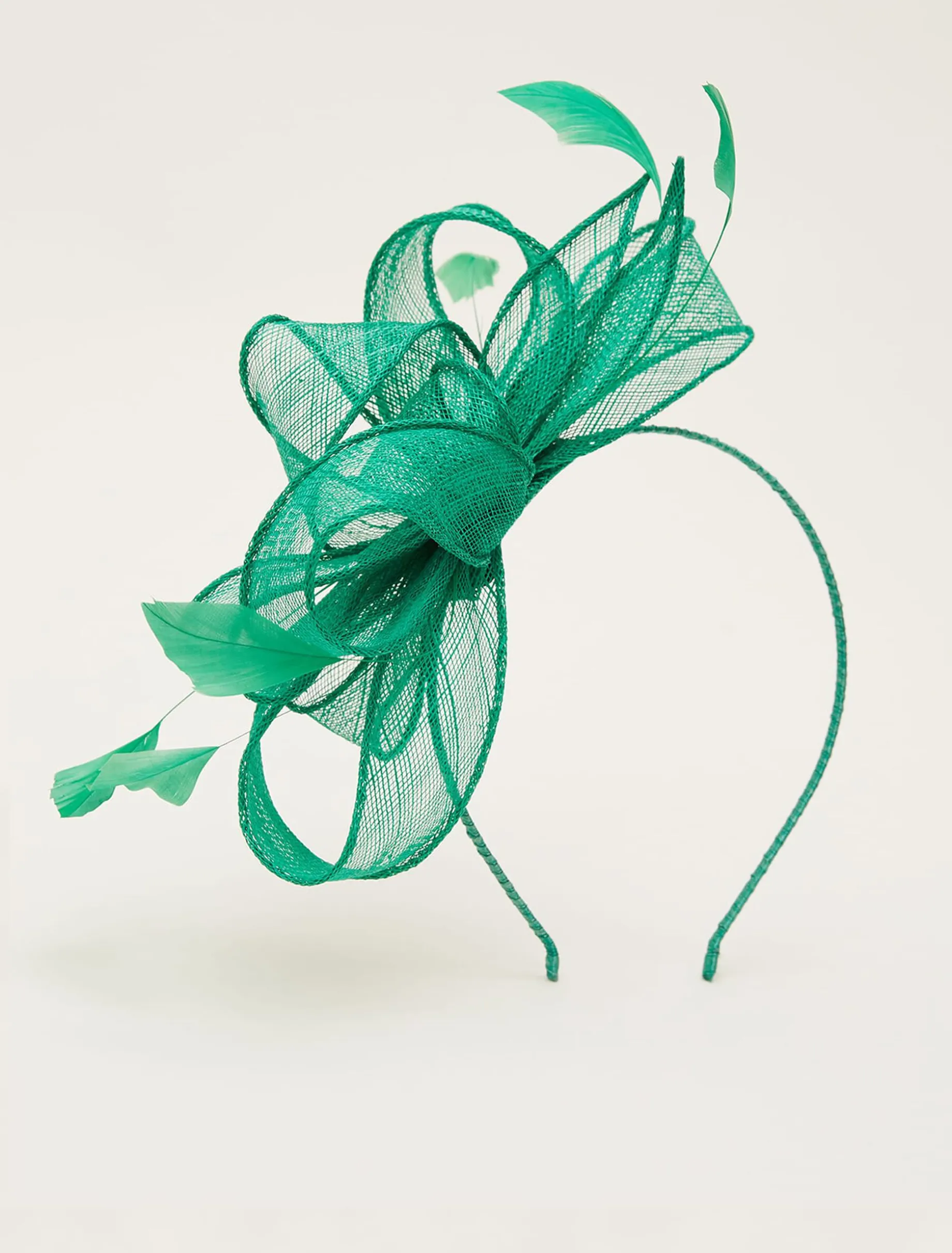 Bow And Feather Headband