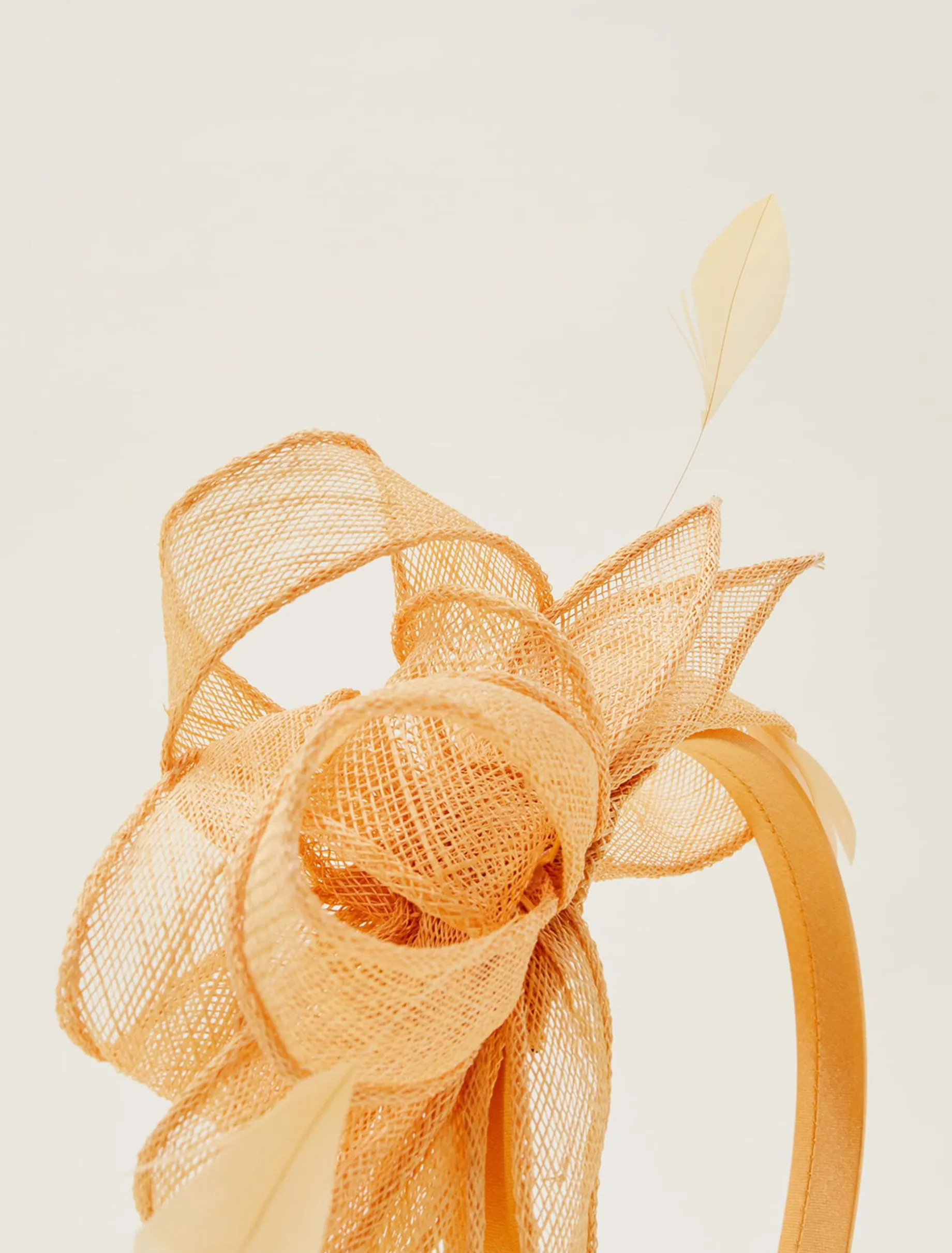 Bow And Feather Headband