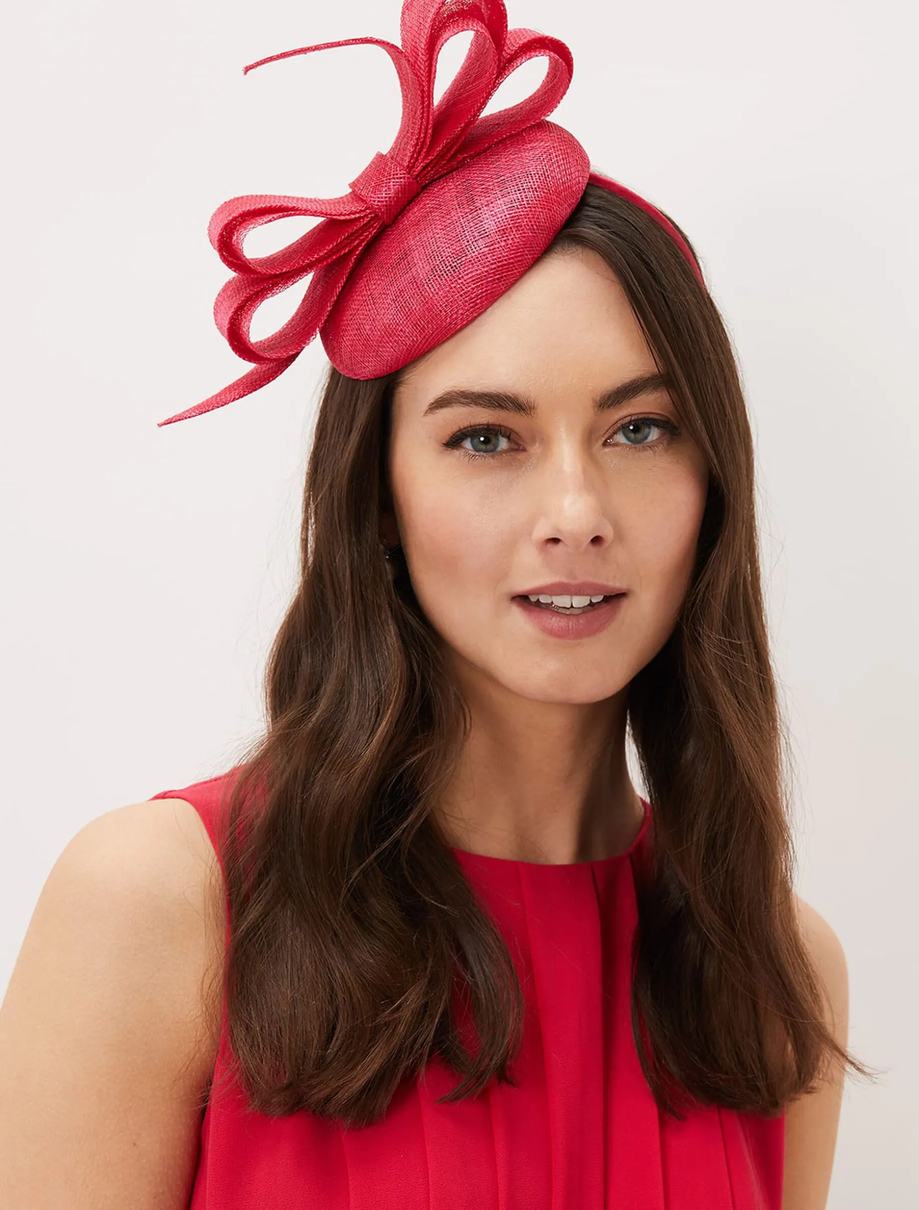 Bow Detail Pillbox Fascinator