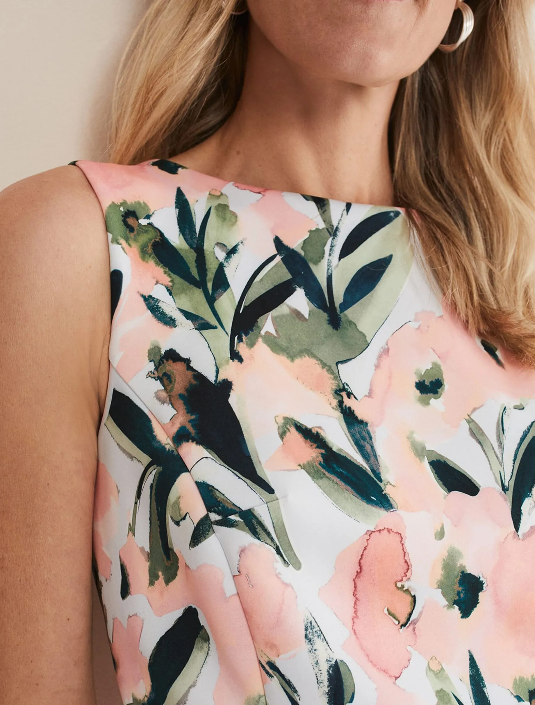 Braelyn Double Layer Scuba Dress