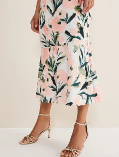 Braelyn Peplum Scuba Dress
