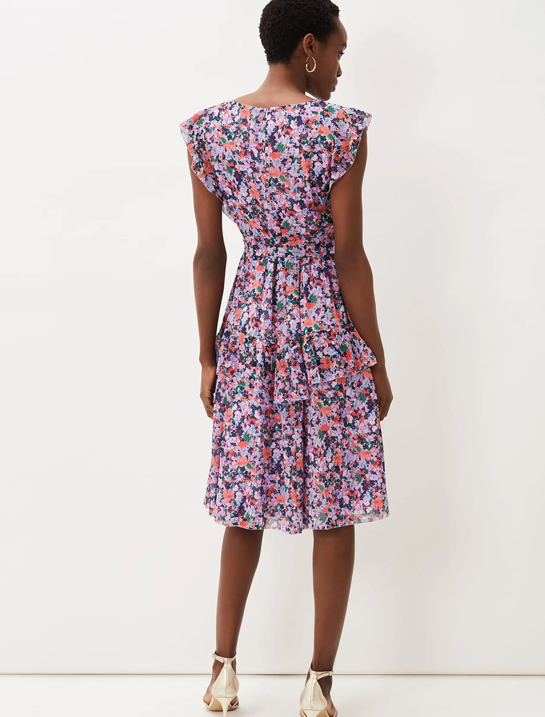 Breesha Floral Midi Dress