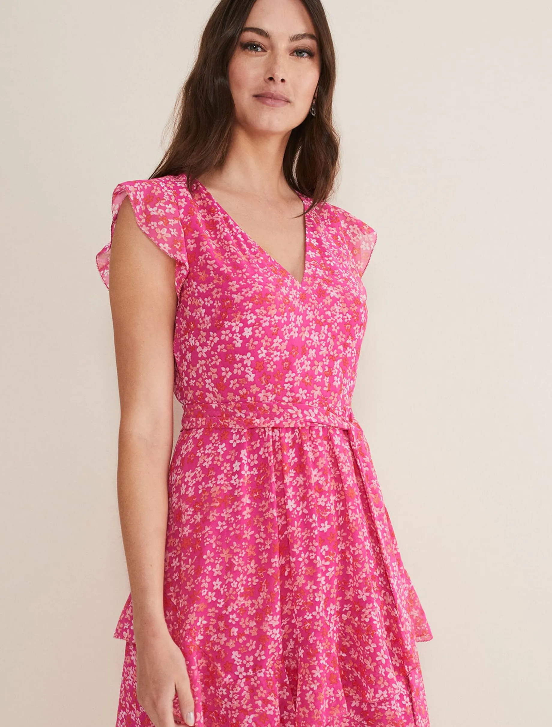 Breesha Printed Dress