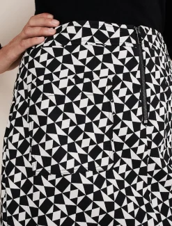 Bregitta Geo Mini Jacquard Skirt