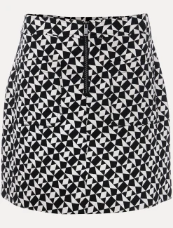 Bregitta Geo Mini Jacquard Skirt