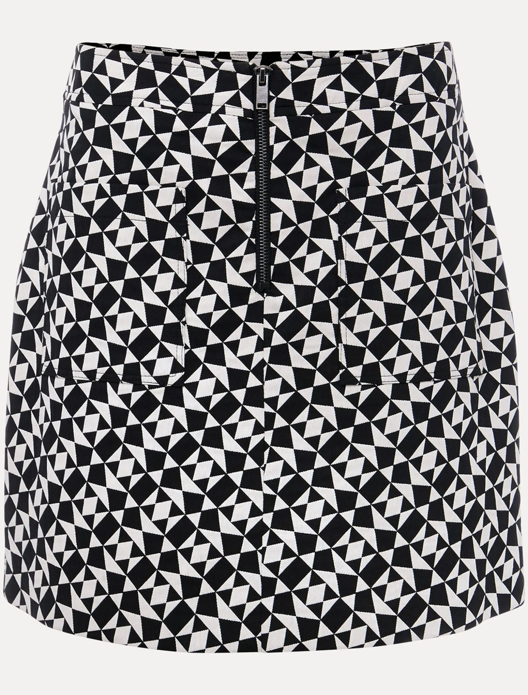 Bregitta Geo Mini Jacquard Skirt